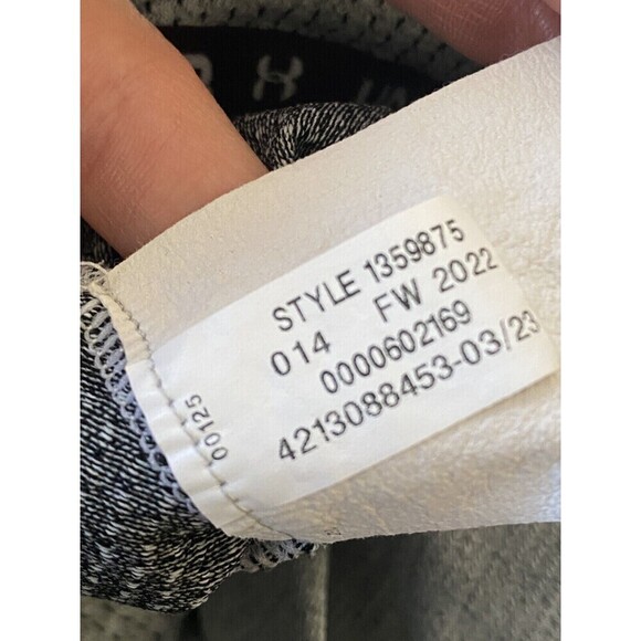 Under Armour 1/4 Zip Pullover Shirt Mens L Gray Lightweight Mock Neck Golf - Picture 6 of 8